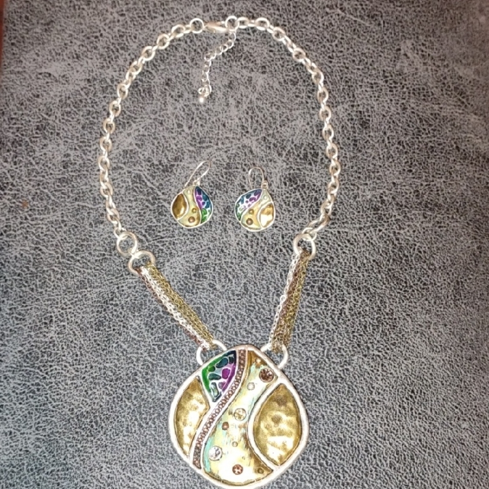 Vintage Necklace and Earring Set